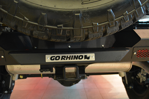 GoRhino Bumper system with signature Rhino Horn hitch.