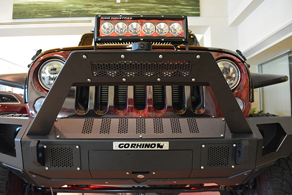 GoRhino Grille with front tow-hook.