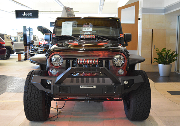 Front shot of the Jeep Wrangler Urban Recon in all its glory.
